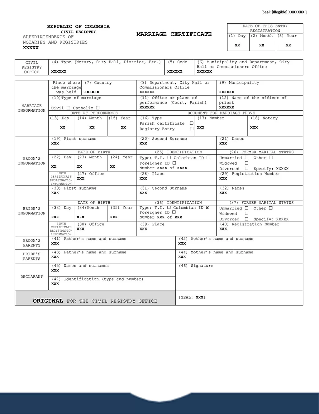 Get Fast & Accurate Civil Document Translations Throughout Mexican Marriage Certificate Translation Template