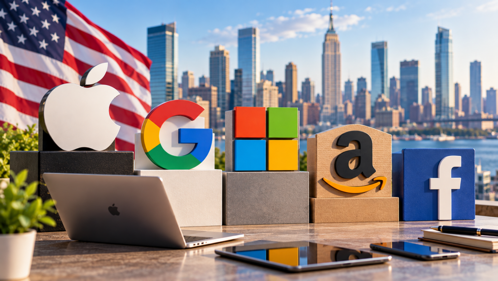 Las 5 empresas líderes en Estados Unidos