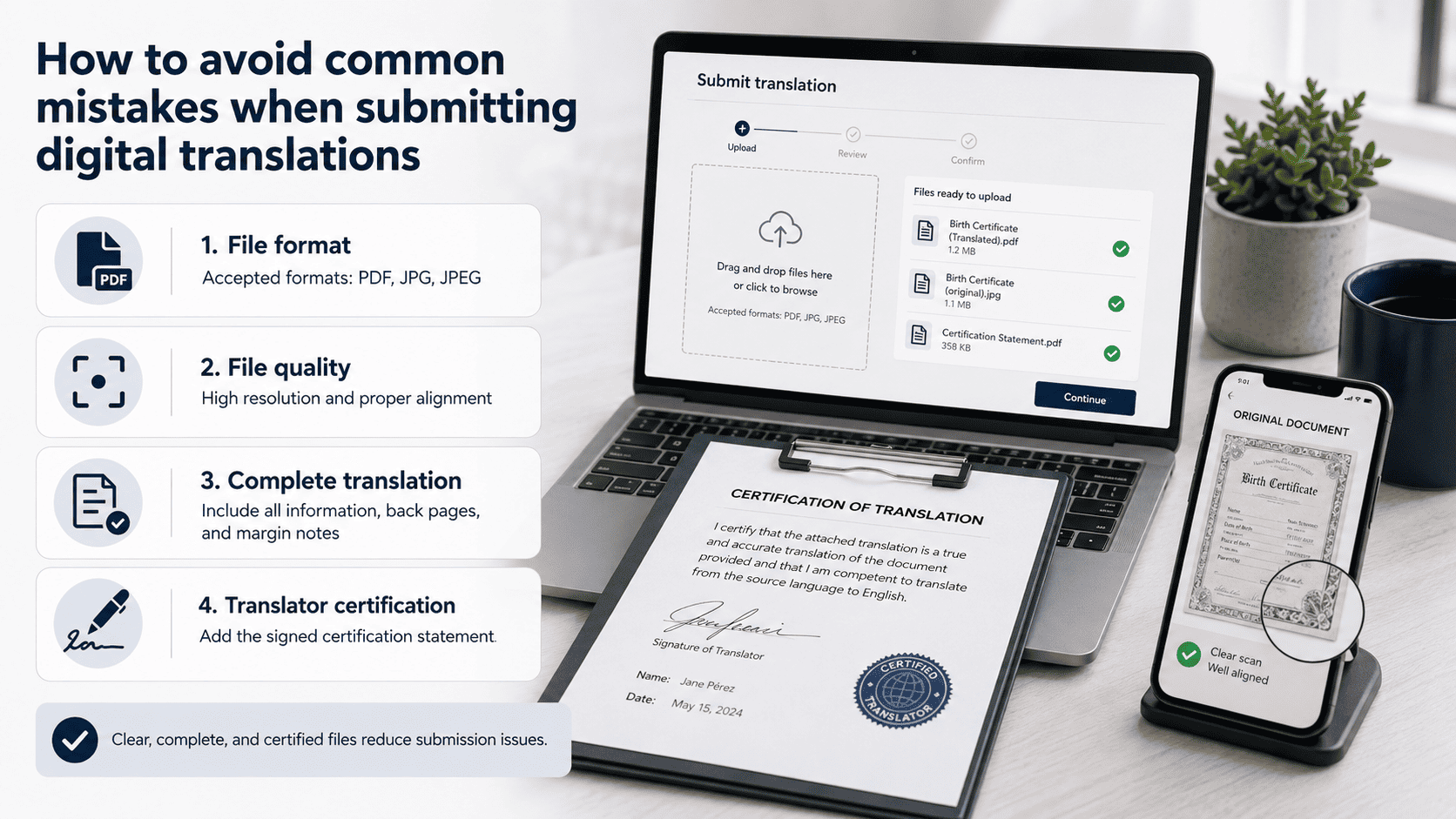 Digital translation submission best practices guide