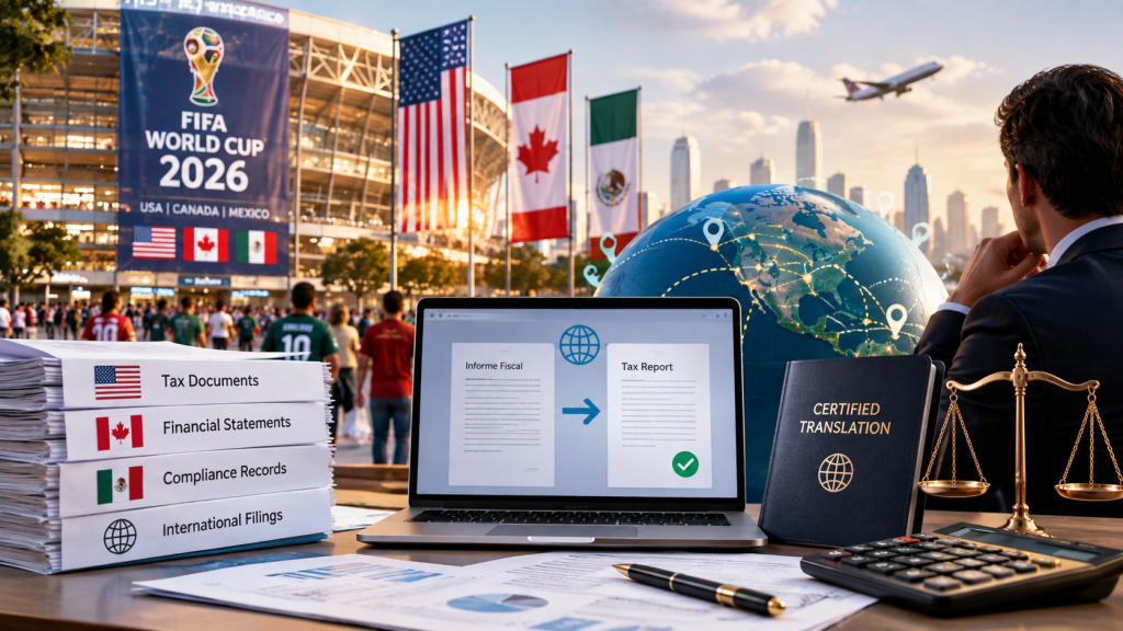 2026 World Cup tax document translation services
