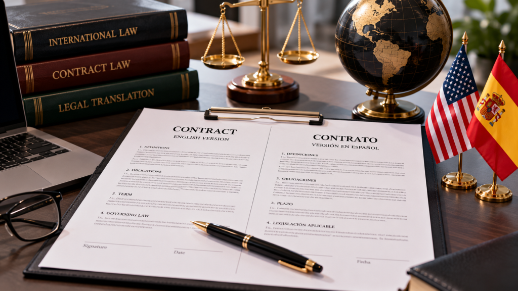 Contratos bilingües en inglés y español: riesgos de una traducción legal imprecisa