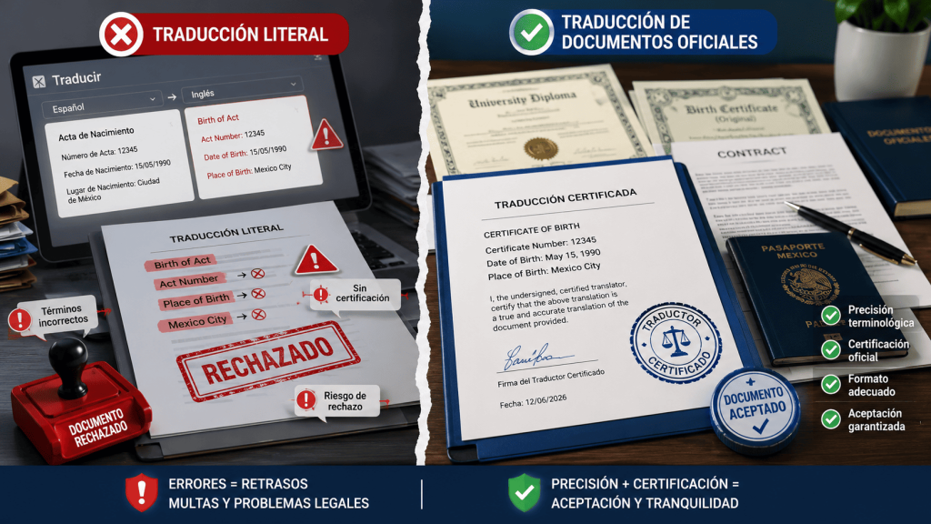traducir documentos oficiales