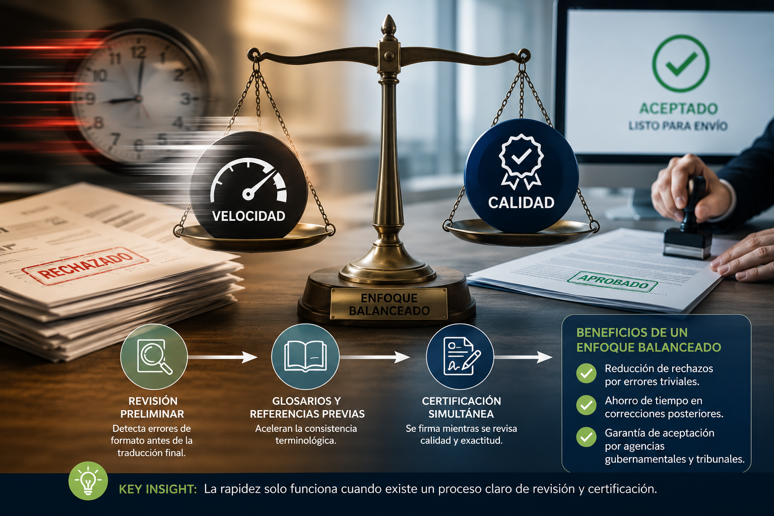 Calidad vs velocidad: ¿cuándo sacrificar uno