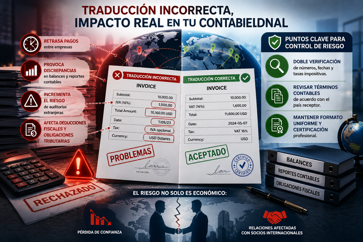 Impacto de traducción incorrecta en negocios