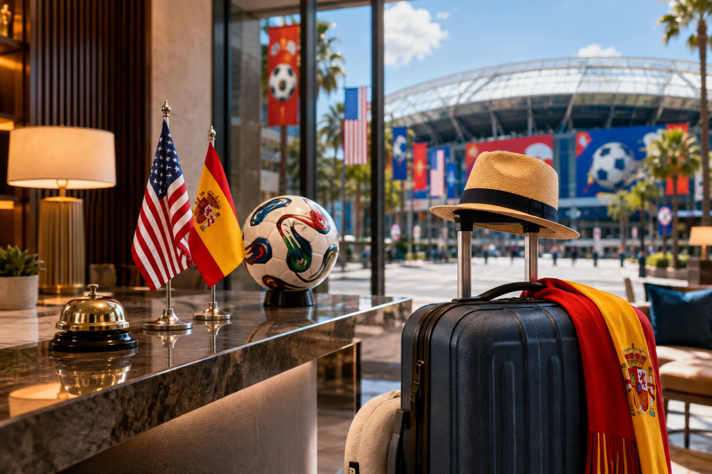 Hoteles y viajeros españoles