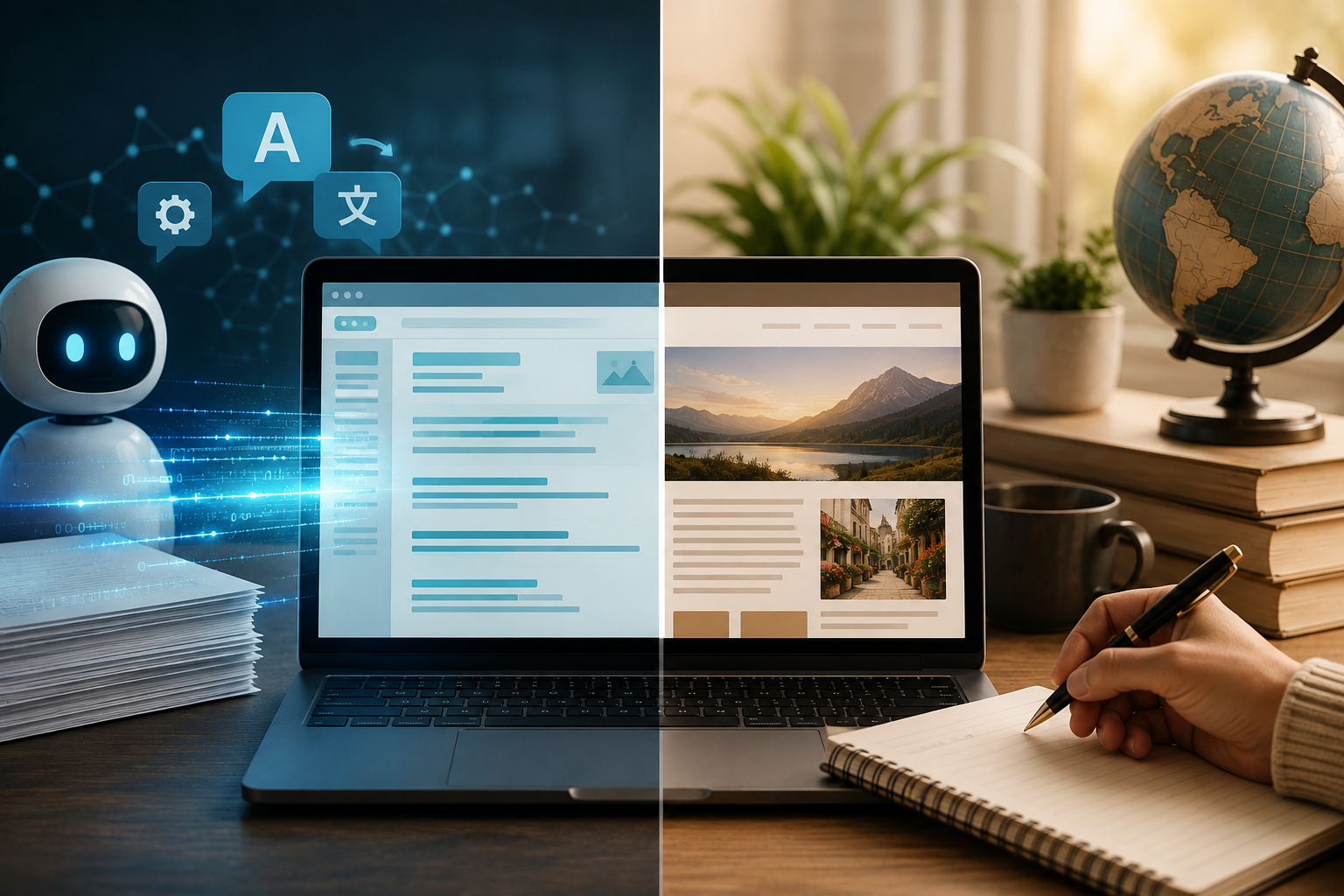 Machine translation vs. professional translation