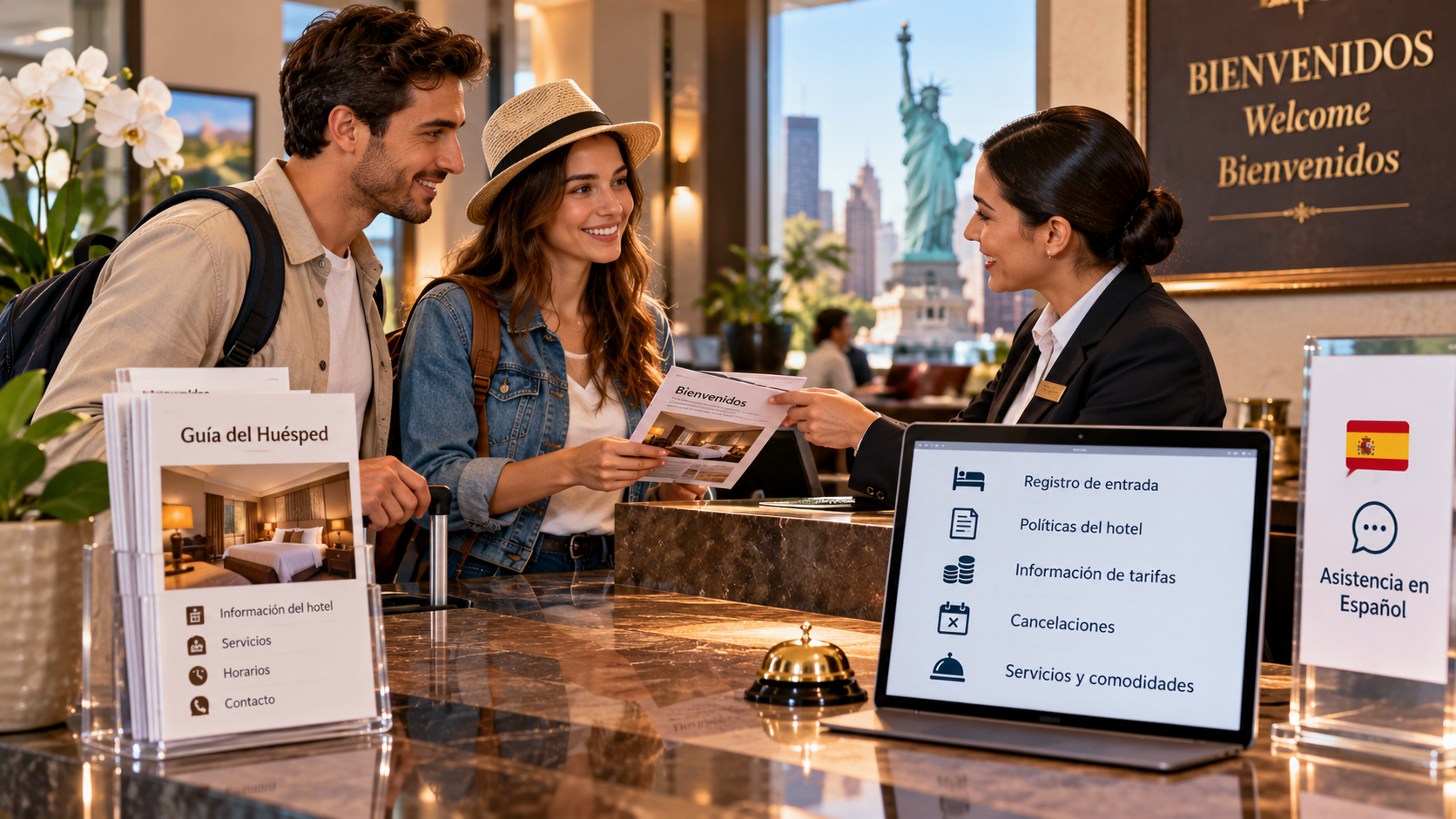 What do Spanish travelers expect when staying in the USA