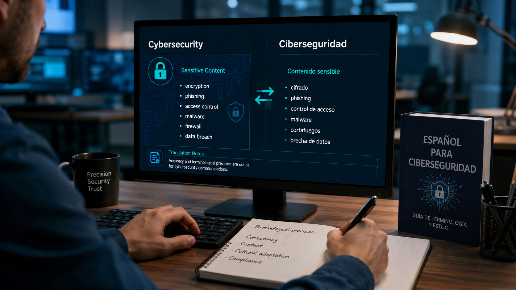 Cybersecurity translation